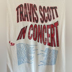 Authentic Travis Scott 2016 Anti World Tour t-shirt | size L